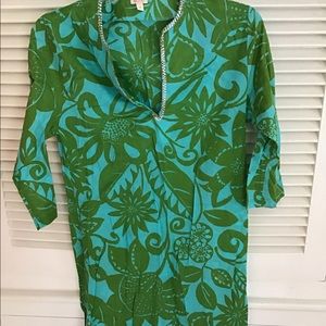 Echo Swim Coverup Tunic Top Size S